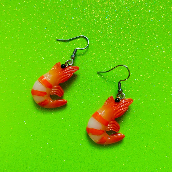 shrimp earrings by alien bratz available at hey tiger louisville