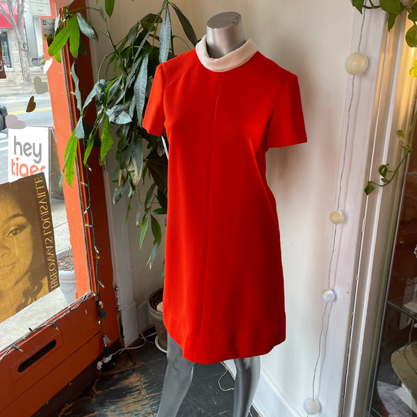 Vintage 50s 60s Saks Fifth Avenue retro space age short sleeve dress / available at hey tiger Louisville 