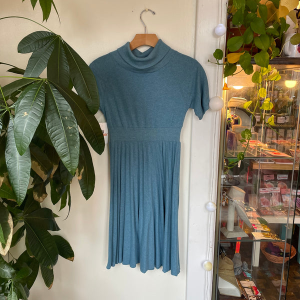 Vintage 50s 60s turtleneck dress with pleated skirt // available at Hey Tiger Louisville 