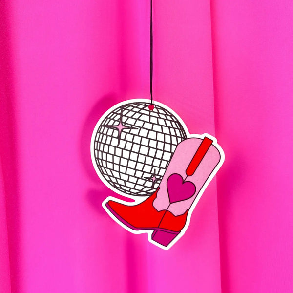 a shop of things vanilla scented disco cowgirl air freshener available at hey tiger louisville