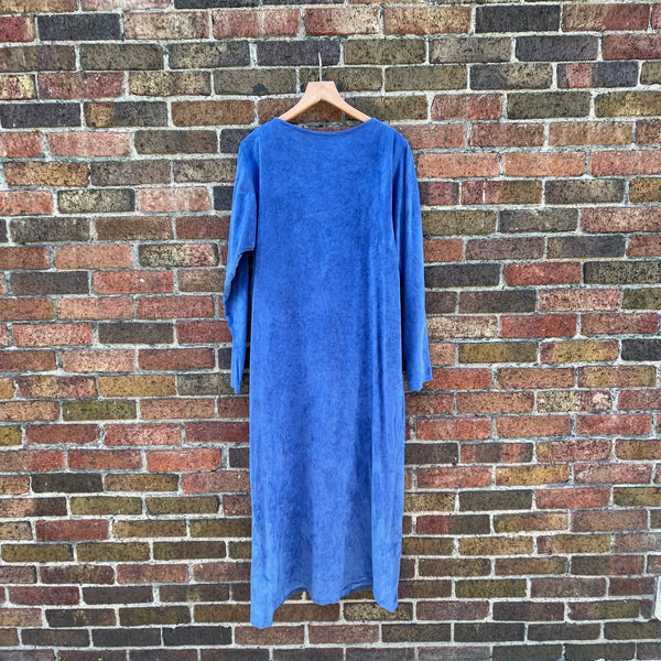 Vintage 70s 80s Ultrasuede Facil dress // Made in the USA // Medium Large // hey tiger louisville 
