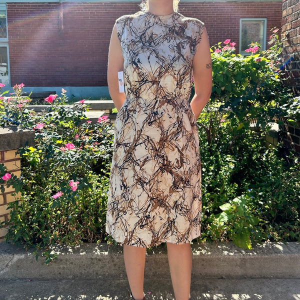 nancy greer dress 70s Nancy Greer Secretary Poly Dress . Size 10 . Medium