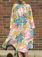 1960s/1970s Montgomery Ward Floral house dress