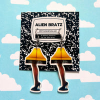 christmas leg lamp earrings by alien bratz available at hey tiger louisville