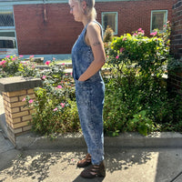 80s Oliver Pease stone wash denim jumpsuit