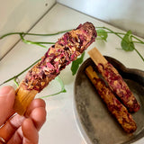 Rose Petal dipped Palo Santo // 4" Sticks