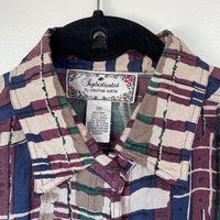Vintage 80s 90s Silk blouse // Size Medium (HT2448)