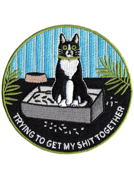 trying to get my shit together cat litter box patch // hey tiger louisville