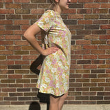 60s Handmade floral dress