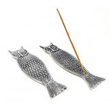 Metal owl incense burner 