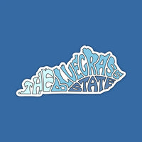 the bluegrass state sticker // hey tiger Louisville 