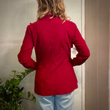 Vintage 70s 80s The White Rose corduroy blazer jacket // size small medium (HT23127)