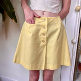 50s/60s Bobbie Brooks Koratron button front skort.