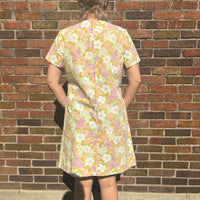 60s Handmade floral dress