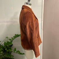 Vintage 70s 80s corduroy blazer jacket // size 11 small medium (HT23120)