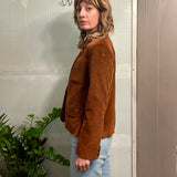 Vintage 70s 80s corduroy blazer jacket // size 11 small medium (HT23120)