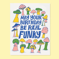 Funky Fungi B-day Card