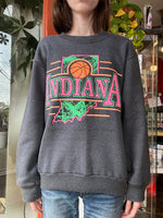 1980s/1990s Gray Indiana basketball sweatshirt