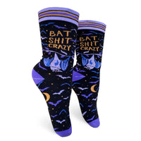 bat shit crazy socks by groovy things co available at hey tiger louisville