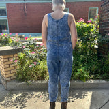 80s Oliver Pease stone wash denim jumpsuit