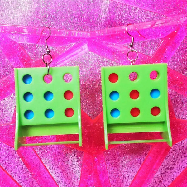 retro game earrings by alien bratz available at hey tiger louisville