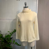 Vintage 60s 70s ivory cream knit turtleneck // size medium-ish // available at hey tiger louisville