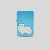 Fancy cat refillable lighter by a shop of things available at hey tiger Louisville 