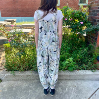 70s/80s Bubble floral jumpsuit