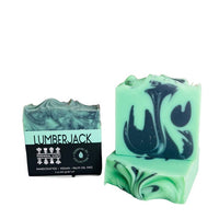 Lumberjack bar soap by perennial soaps available at hey tiger Louisville 