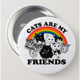 Cats are My Friends Pin