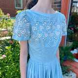 1950s/60s Gay Gibson eyelet dress