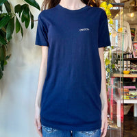 Navy blue Sasson crewneck tee