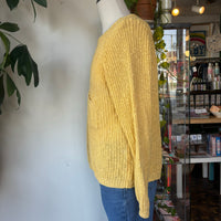 80s/90s Pasta Cotton blend sweater w/pocket