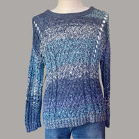 Galaxy Knit Y2K Multicolor ombre Sweater availbale at hey tiger louisville