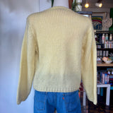 80s Santa Cruz wool blend cable knit sweater