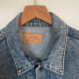 Vintage Unisex 90s Levis Red Tab Denim Trucker jacket // Size Large // Made in USA (HT2420)