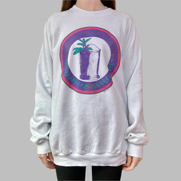 80s kentucky mint julep sweatshirt 