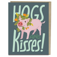 Hogs n Kisses Card