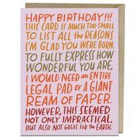 Team of paper birthday card by Emily McDowell available at hey tiger Louisville 