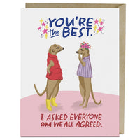You're the Best Card