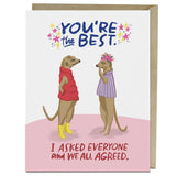You're the best notecard by Emily McDowell available at hey tiger Louisville 
