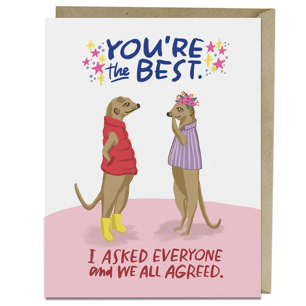 You're the best notecard by Emily McDowell available at hey tiger Louisville 