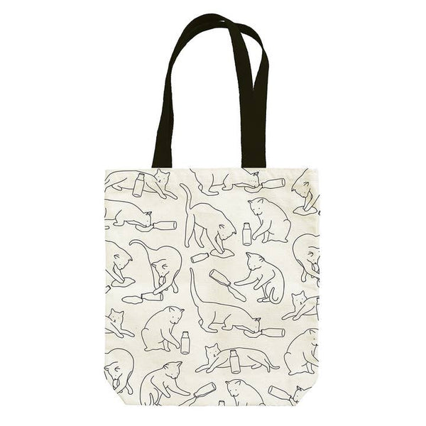 Cat lap tote bag by seltzer goods available at hey tiger Louisville Ky 