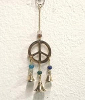 Peace sign wind chime available at hey tiger Louisville 