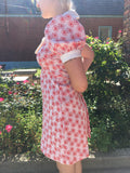 1960s Handmade Floral Dress