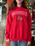 1990s red Louisville hoodie 