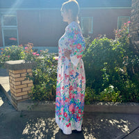 70s floral robe/house dress