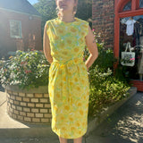 50s handmade floral dress