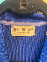 50s / 60s Brian MacNeil 100% wool varsity cardigan