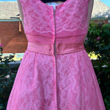 Pink 1950s handmade dress